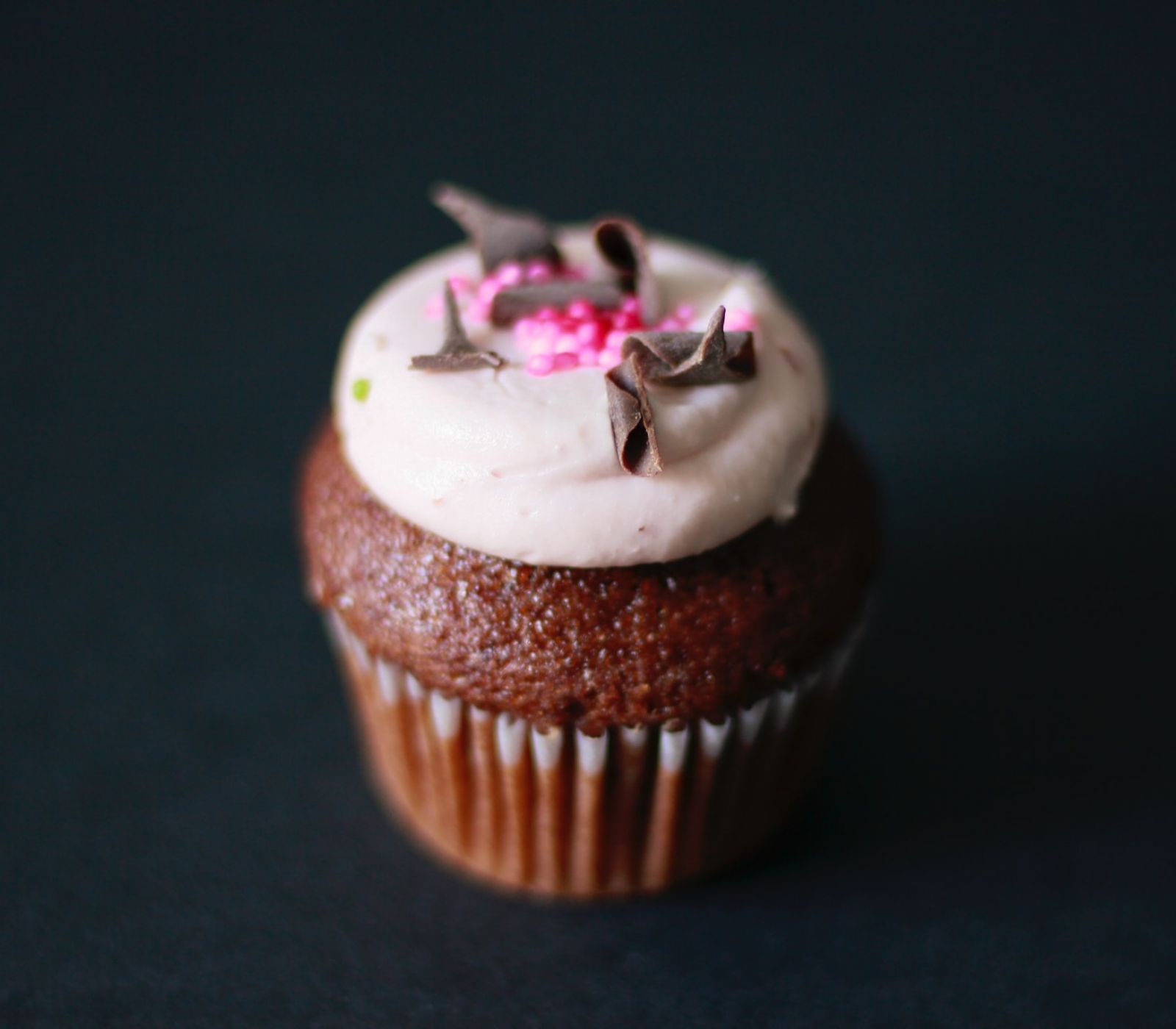 Decorated cupcake.