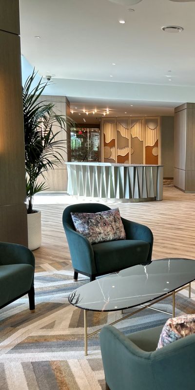 Beautiful seating area.