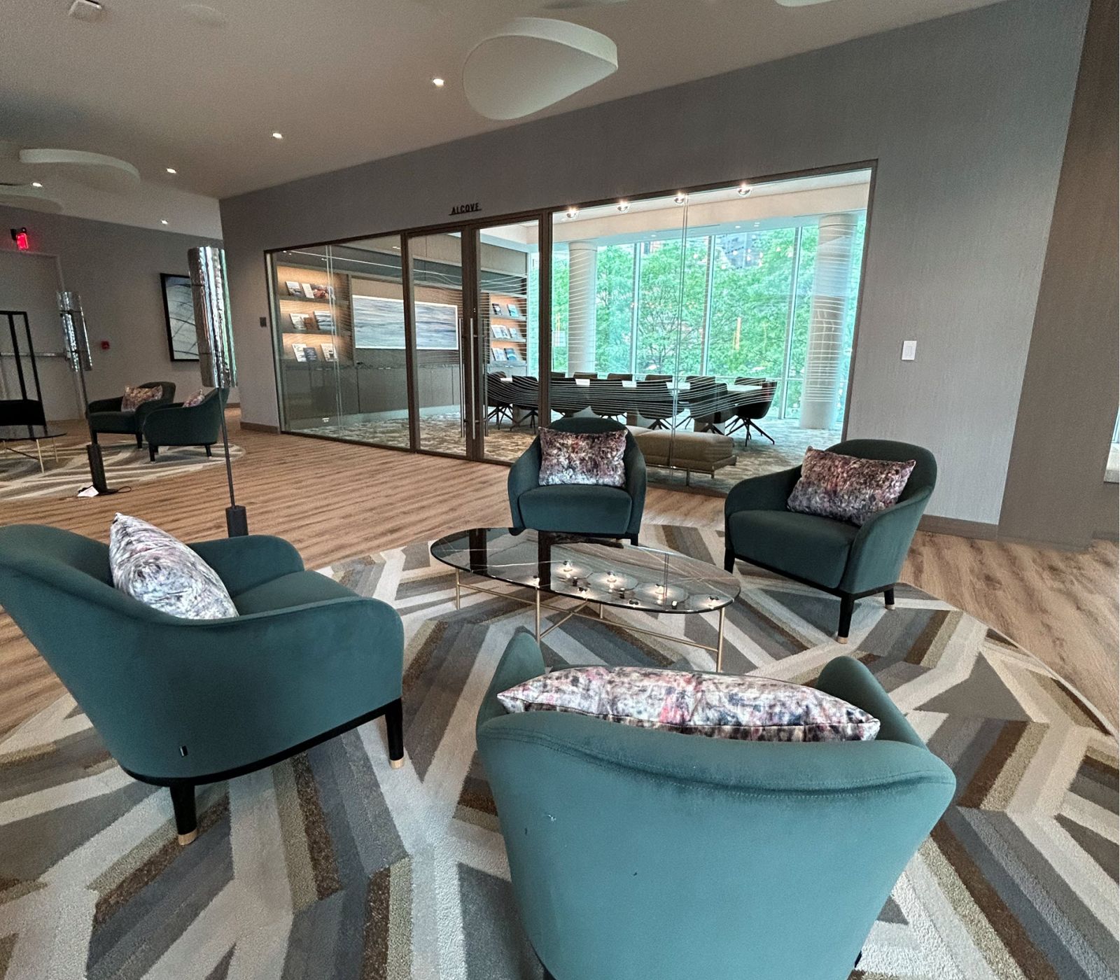 Sitting area.