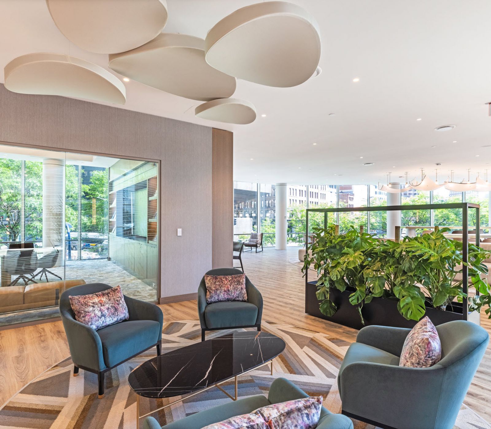 Beautiful seating area.